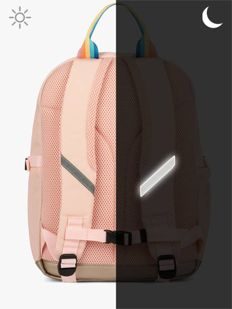 Sac à Dos 1 Compartiment Caramel et cie Rose boheme FI vue secondaire 5