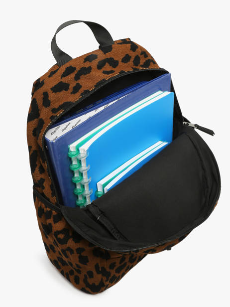 Sac à Dos 1 Compartiment Roxy Marron back to school RJBP4905 vue secondaire 3