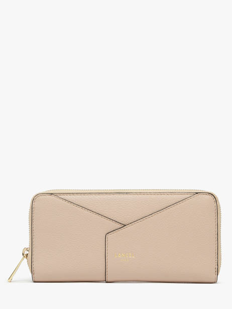 Portefeuille Enveloppe Cuir Lancel Beige enveloppe A13711