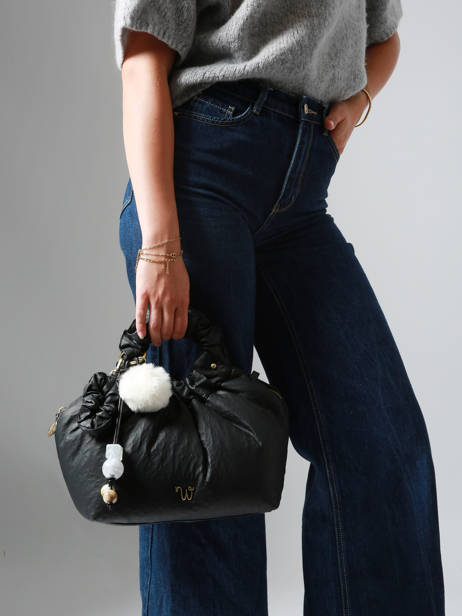 Sac Bandoulière Alizier Woomen Noir alizier WALI06 vue secondaire 2