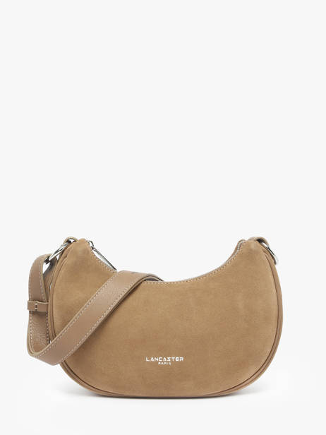 Sac Bandoulière Suede Cuir Lancaster Beige suede 81