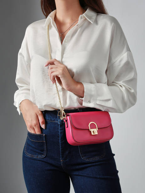 Sac Bandoulière Altair Cuir Etrier Rose altair EALA134X vue secondaire 1