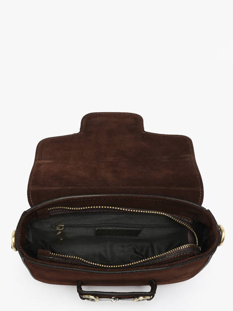 Sac Bandoulière Velvet Cuir Milano Marron velvet VE260611 vue secondaire 3
