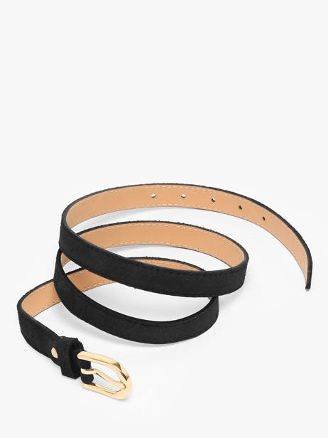 Ceinture Réglable Milano Noir velvet VE25068 vue secondaire 2