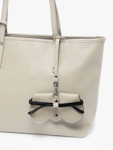 Étui Lunettes Cuir Milano Beige caviar CA25069 vue secondaire 2