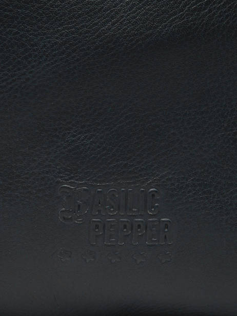 Sac Shopping A4 Cow Cuir Basilic pepper Noir cow BCOW31 vue secondaire 5