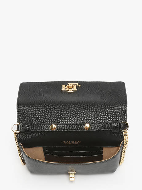 Sac Bandoulière Dryden Cuir Lauren ralph lauren Noir dryden 32966784 vue secondaire 3