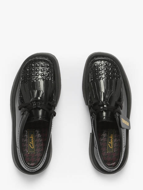Chaussures Derbies Torview En Cuir Clarks Noir women 26184943 vue secondaire 4