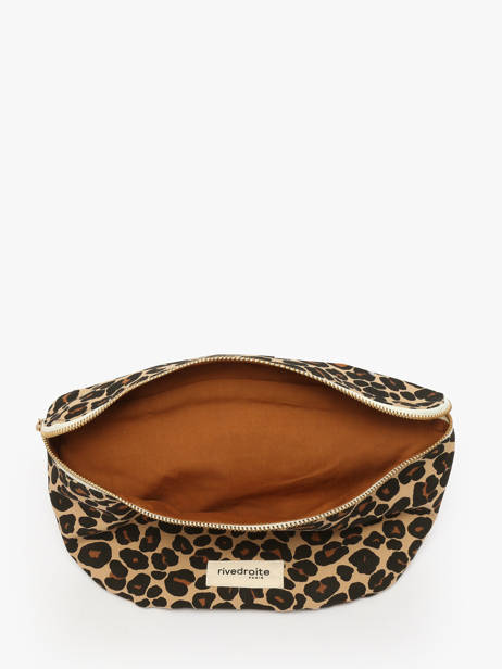 Le Sac Banane Custine Coton Recyclé Rivedroite Marron forever wild CUSTIFOR vue secondaire 3