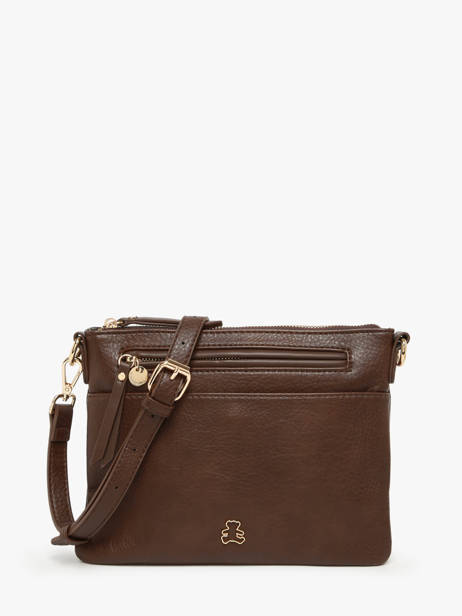 Sac Bandoulière Zip Lulu castagnette Marron zip ZAHARA