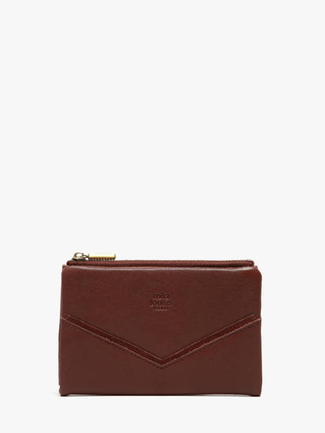 Portefeuille Cuir Mila louise Beige vintage 3760C