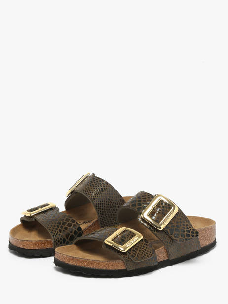 Mules Birkenstock Vert women 1030888 vue secondaire 1