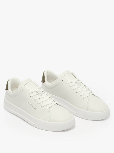 Sneakers En Cuir Tommy hilfiger Blanc men 53670K4 vue secondaire 1