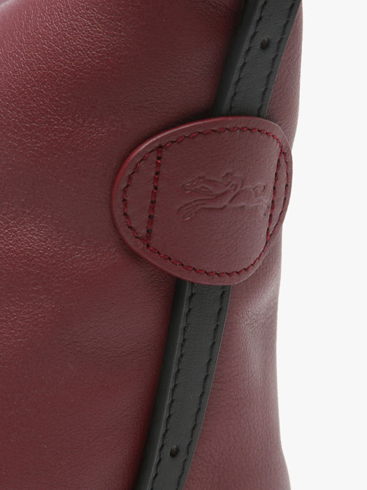 Longchamp Besace longchamp cuir Sacs porté travers Violet