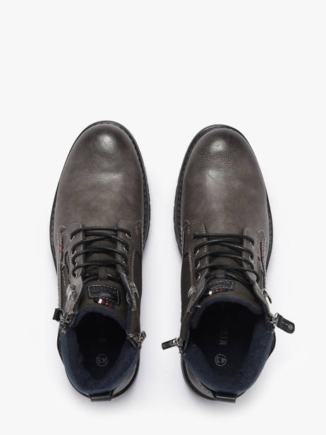 Bottines Mustang Gris men M0031006 vue secondaire 3