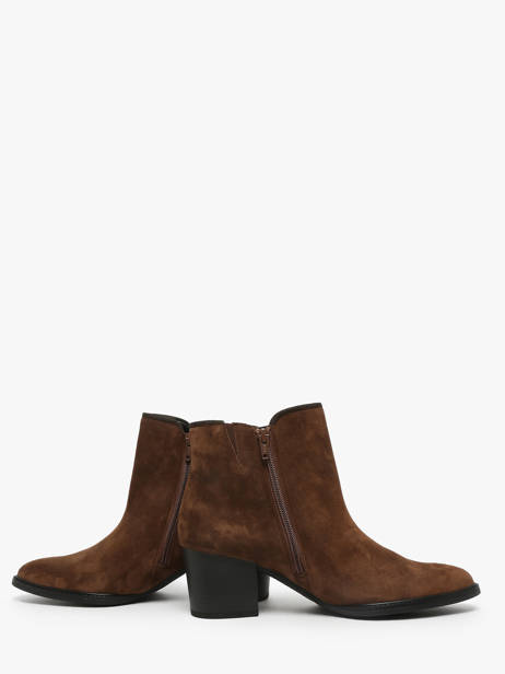 Bottines à Talon En Cuir Gabor Marron women 41 vue secondaire 2