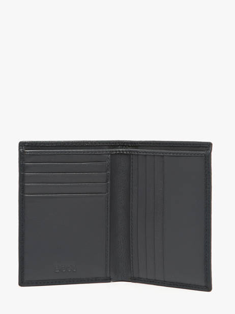 Porte-cartes Cuir Hugo boss Bleu grained HLE416N vue secondaire 1