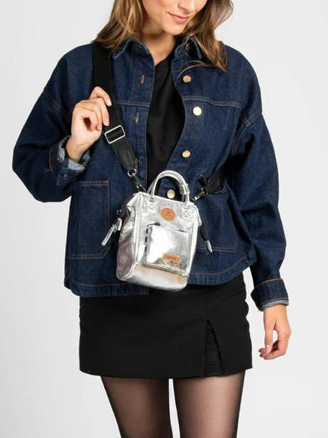 Sac Bandoulière Nano Bag Lucky Star Cabaia Argent lucky star STA vue secondaire 1