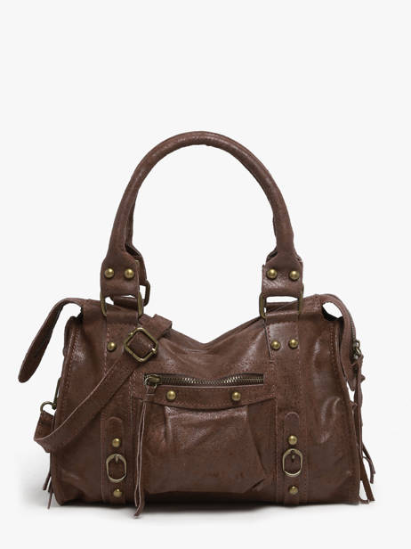 Sac Porté Main Spazzolato Cuir Milano Marron spazzolato SP24094