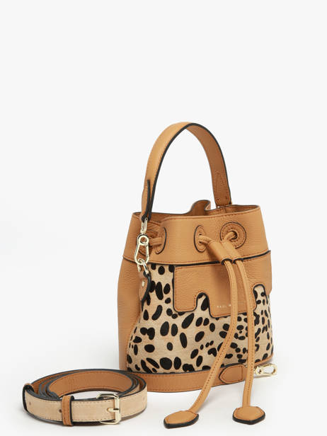 Sac Bandoulière Capucine Xs Léopard Cuir Paul marius Beige leopard CAPUXLEO vue secondaire 2