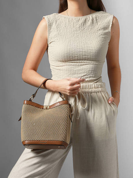 Sac Bandoulière Baobab Cuir Etrier Marron baobab EBAO186M vue secondaire 1