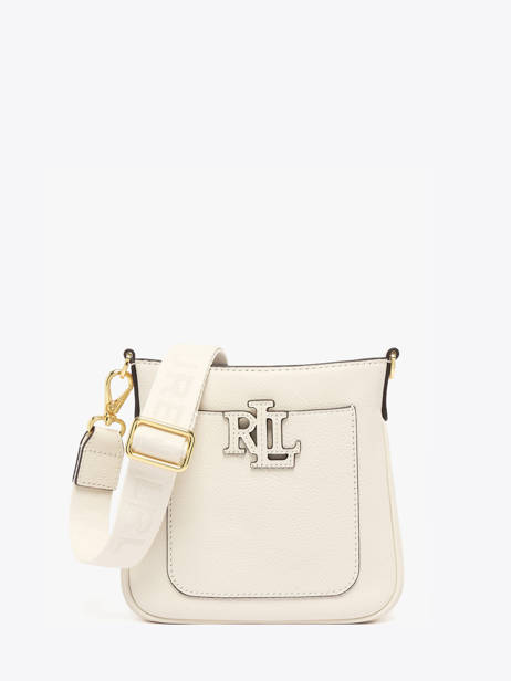 Sac Bandoulière Mini Cameryn Cuir Lauren ralph lauren Blanc cameryn 31982184