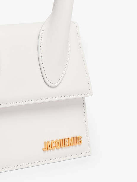 Sac Bandoulière D'occasion Chiquito Moyen Cuir Jacquemus Blanc second life 1566327 vue secondaire 2