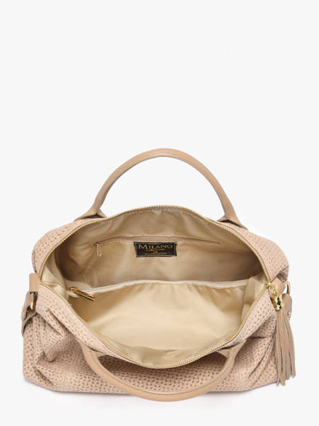 Sac Porté Main Beautiful Cuir Milano Beige beautiful BE25111 vue secondaire 3