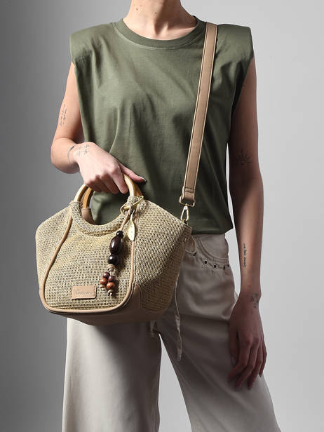 Sac Porté Main Crocus Estival Woomen Beige crocus estival WCRS23 vue secondaire 2