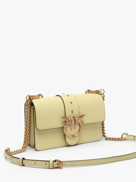Sac Bandoulière Love Bag Icon Cuir Pinko Vert love bag icon A0F1 vue secondaire 2
