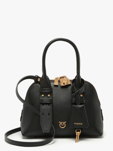 Sac Bandoulière Love Bag Icon Cuir Pinko Noir love bag icon 5333A0QO