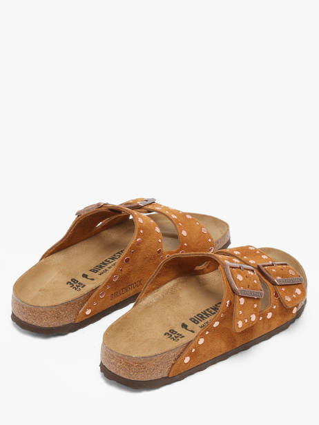 Mules En Cuir Birkenstock Marron women 1031731 vue secondaire 2