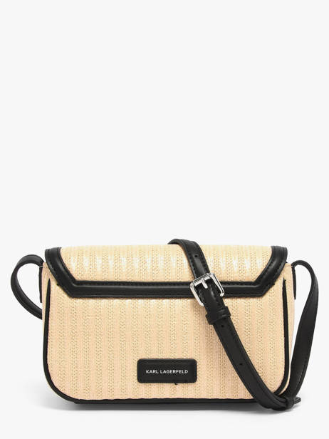 Sac Bandoulière K Signature Raphia Karl lagerfeld Beige k signature B2W30089 vue secondaire 3
