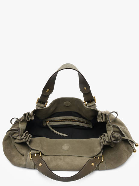 Sac 24h Folk Cuir Gerard darel Vert folk DDS01407 vue secondaire 2