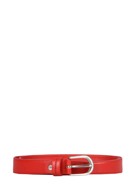 Ceinture Petit prix cuir Rouge belt 25