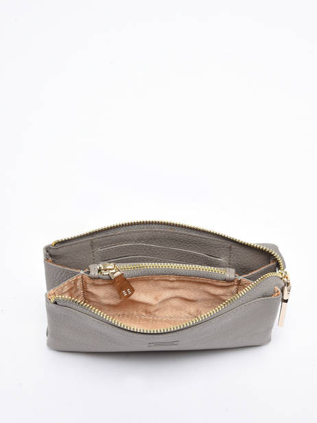 Portefeuille Caviar Cuir Crinkles Gris caviar 14196 vue secondaire 1