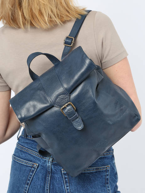 Sac à Dos A4 Cow Basilic pepper Bleu cow BCOW50 vue secondaire 1