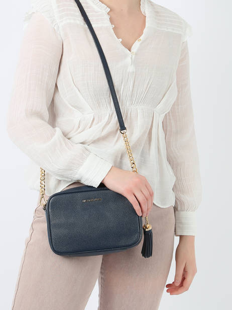 Sac Bandoulière Ginny Cuir Michael kors Bleu jet set F7GGNM8L vue secondaire 1